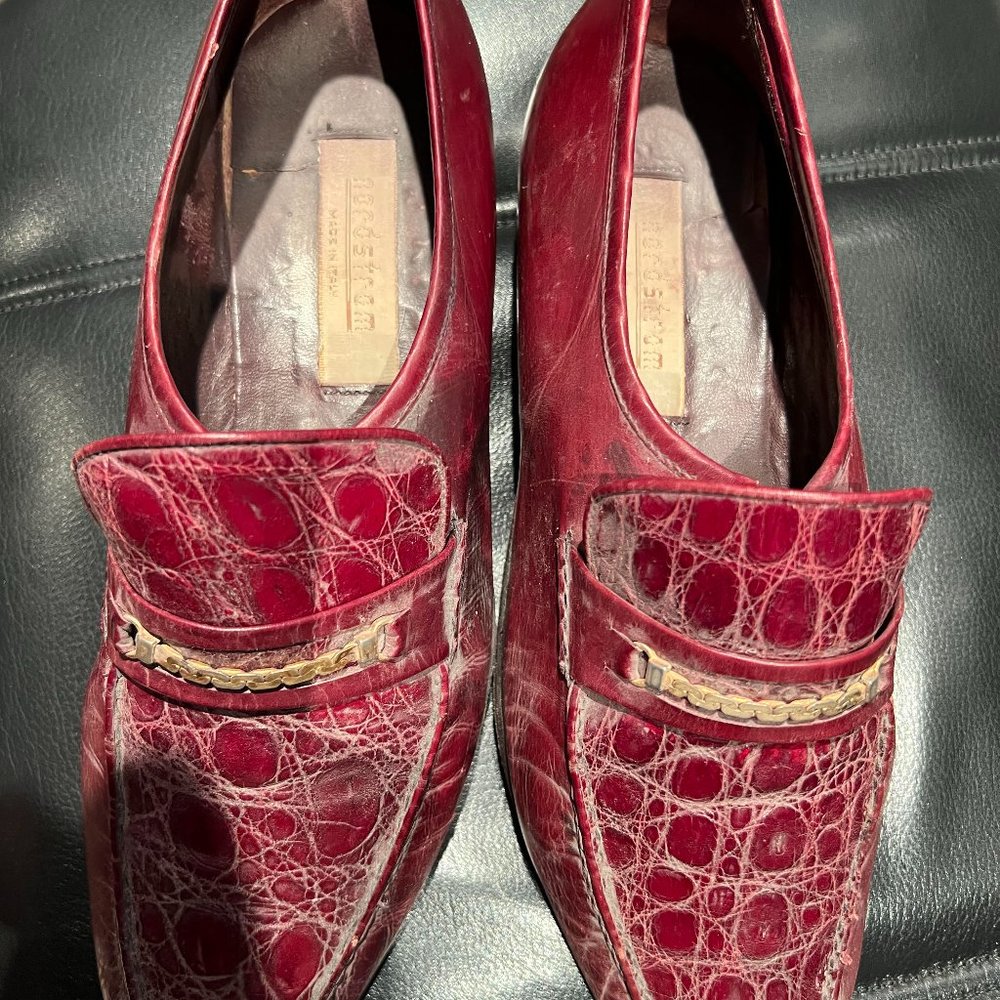 Shoes ,red. made in USA from Italy.